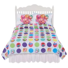 Girls Sheets Set Shopkins Bedding sizes Twin or Full NEW