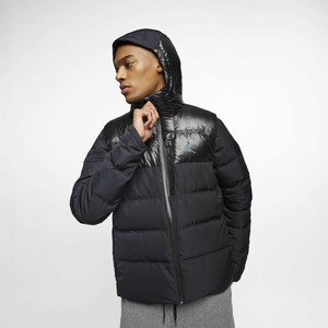 NIB MEN'S NIKE JORDAN ULTIMATE FLIGHT DOWN FILL WARM JACKET BLACK SIZE  LARGE | eBay