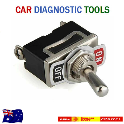 12V Heavy Duty Toggle Flick Switch ON/OFF Car Dash Light Metal SPST 12 ...