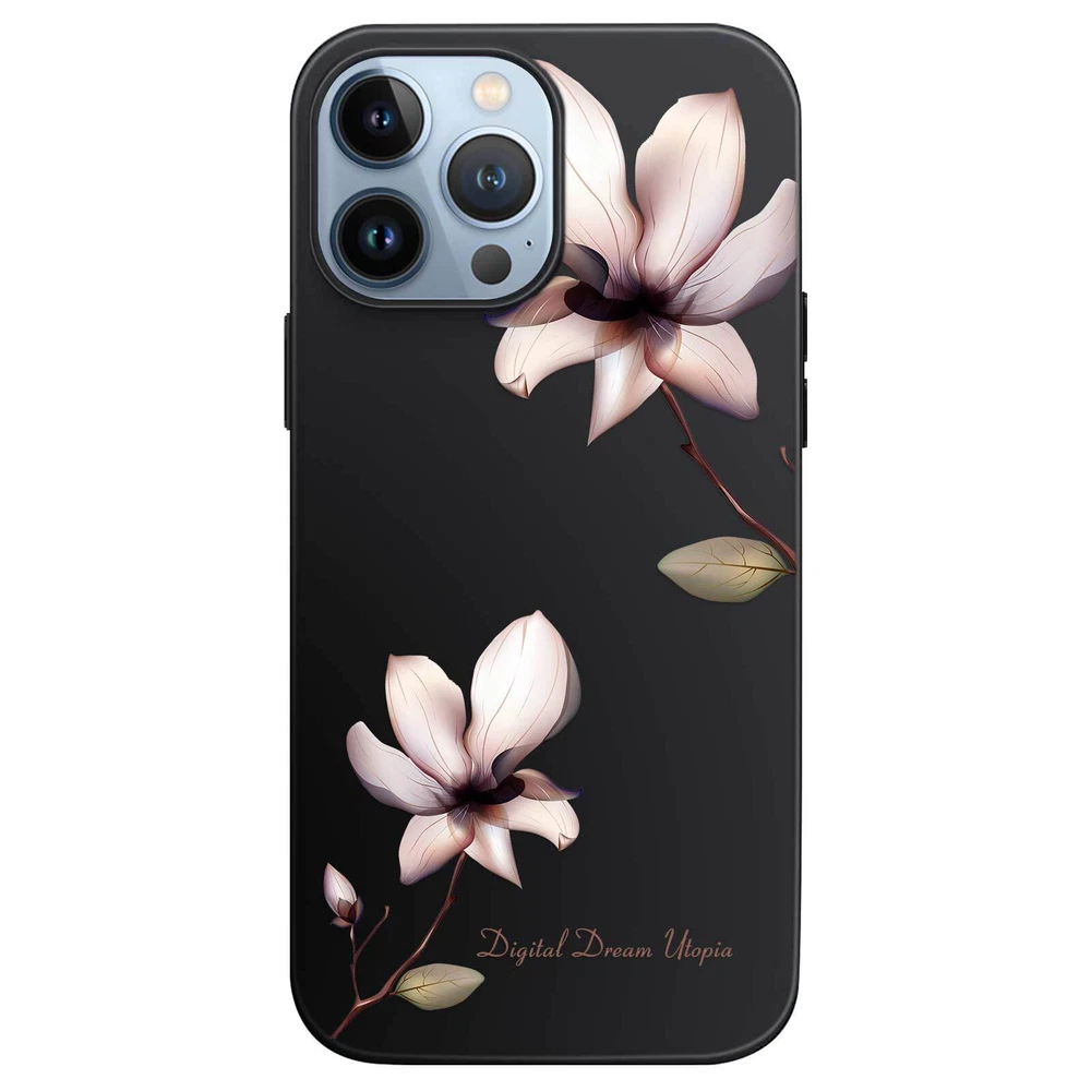 Phone Case For Apple iPhone 14 Pro Max 13 12 15 Flower Lace Protective TPU Cover