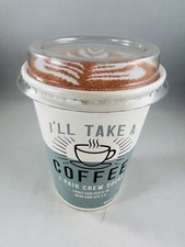 Coffee Crew Socks 1 Pair Fun Socks Ladies 5-10 Men 5-8 98 Polyester