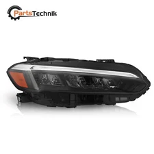 RH Full LED Headlight w/DRL Fit 2022-23 Honda Civic Passenger Black 33100T20A52