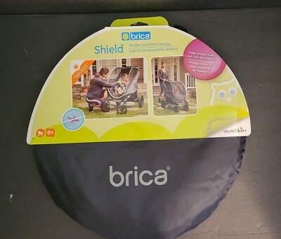 Munchkin Brica Stroller Comfort Canopy Protect from Sun Rain and Insects. New