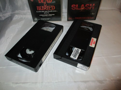 DEAD BURIED & SLASH VHS PAL (PERFECT KEPT CONDITION) - Picture 2 of 9