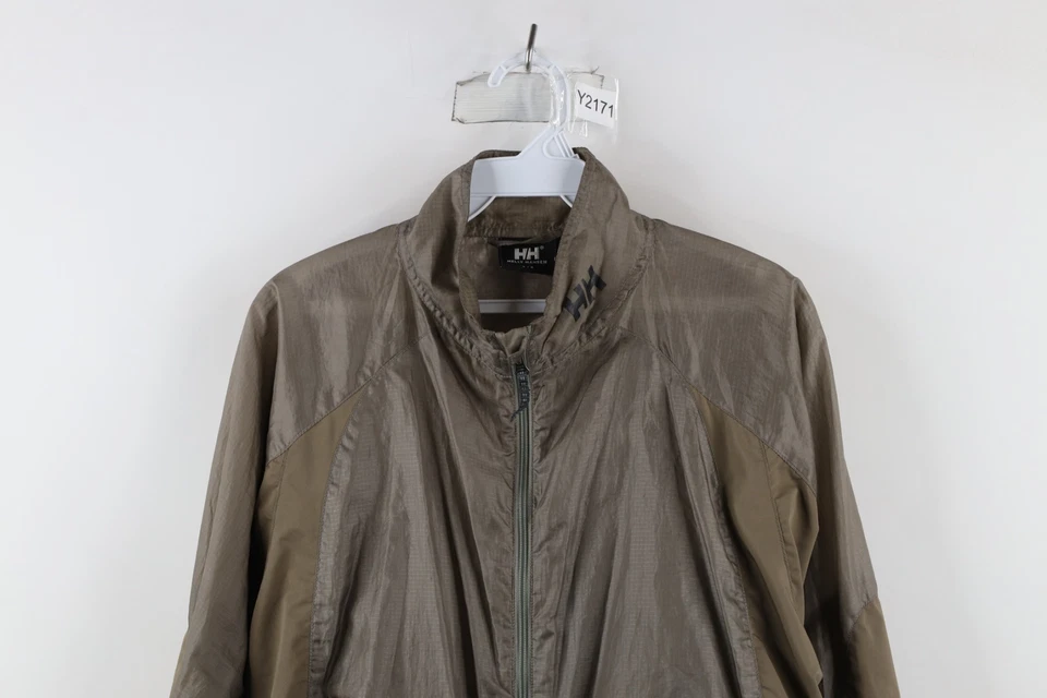 Vintage Helly Hansen Mens Large Spell Out Lightweight Ripstop Windbreaker Jacket - Image 2 of 4