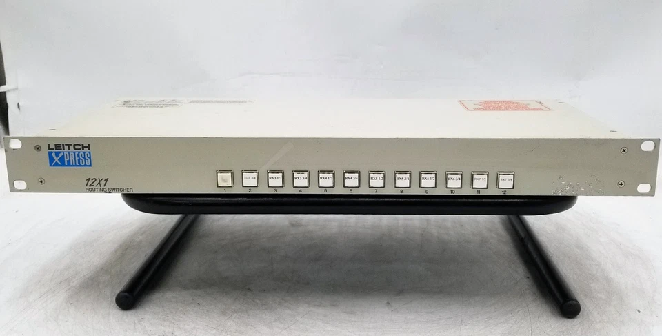 Leitch Xpress 12x1 Routing Switcher, Video/audio, Analog XPR-12va2-6-CP - Image 2 of 4