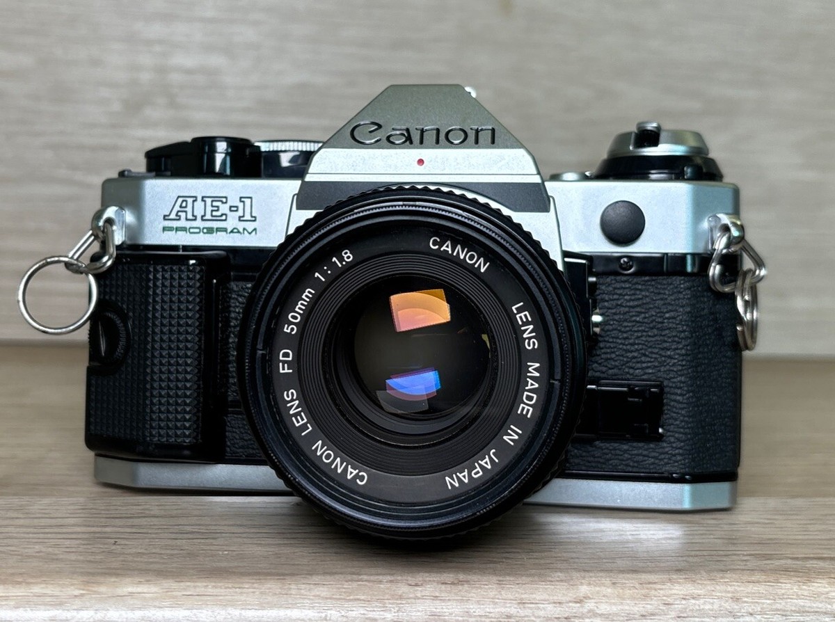 Canon AE-1 Program + FD 1.8 / 50mm Lens - fully working w