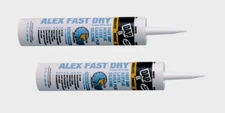 2~ DAP ALEX FAST DRY White Acrylic Latex CAULK Plus Paintable Flexible 10.1oz