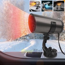 Car Heater Heating Portable Suction Cup Holder Front Windshield Defrost Defogger