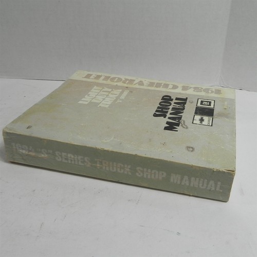 VINTAGE 1984 CHEVROLET CHEVY S SERIES TRUCKS SERVICE MANUAL REPAIR GUIDE BOOK - Picture 2 of 8