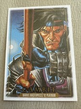 2024 SKYBOX Marvel Masterpieces '92 Platinum Canvas Parallel #29 GAMBIT