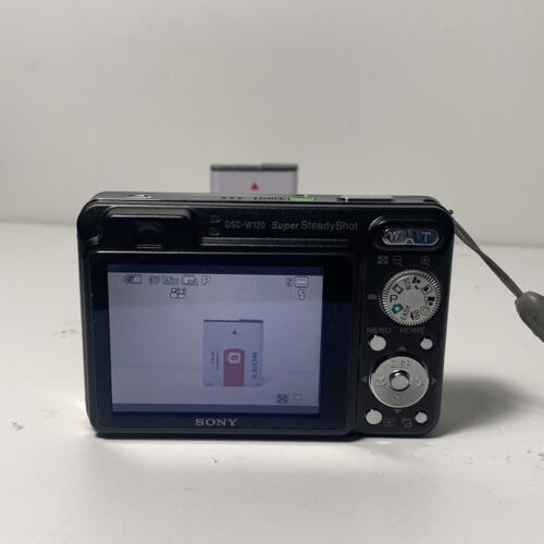 Sony Cyber-Shot DSC-W120 7.2MP 4x Optical Zoom Digital Camera - GREAT CONDITION - Picture 4 of 6