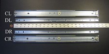 KNAPE VOGT 1428P-22" DRAWER SLIDES, FULL-EXTENSION, 50 POUNDS CAPACITY