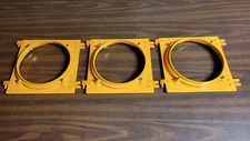 Yellow Traffic Light Lens Frames ~ 3 Pcs Set / Lot ~ McCain
