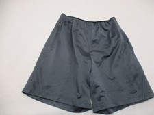 ADIDAS CLIMACOOL Size M Boys Black Stretch Waist Pocket Running Shorts 592