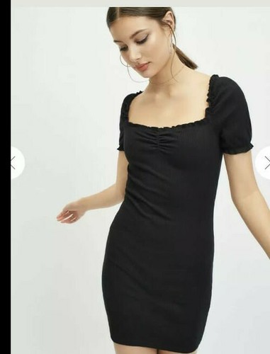 Milkmaid Mini Bodycon Dress 