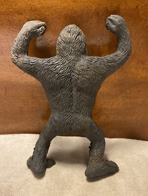 Vintage 1970s Hard Rubber King Kong Gorilla Monster 7” Toy