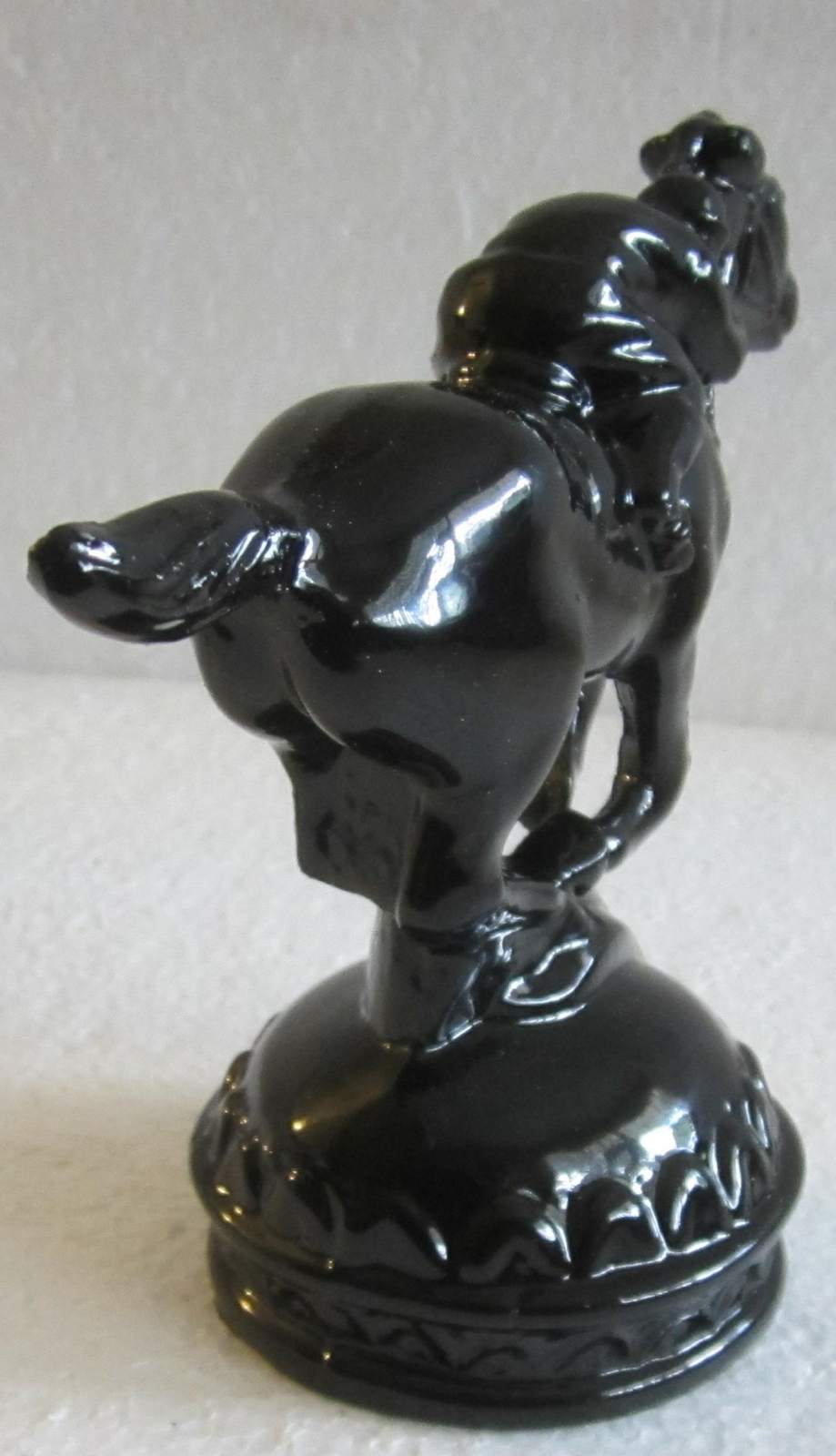 Topper Horse Racing with Jockey auto car hood ornament mascot 5"Gloss