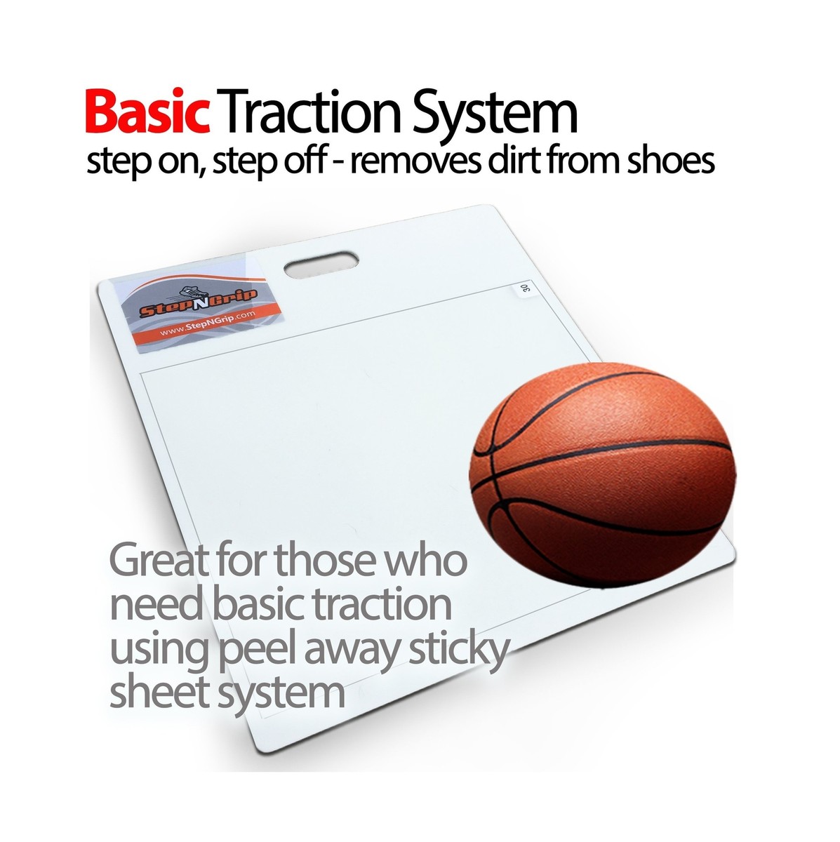 Traction Board StepNGrip Courtside Shoe Grip Traction Mat Sticky