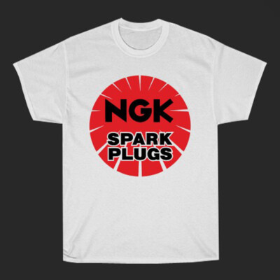 NGK Spark Plugs Automotive Men's White Size S to 5XL