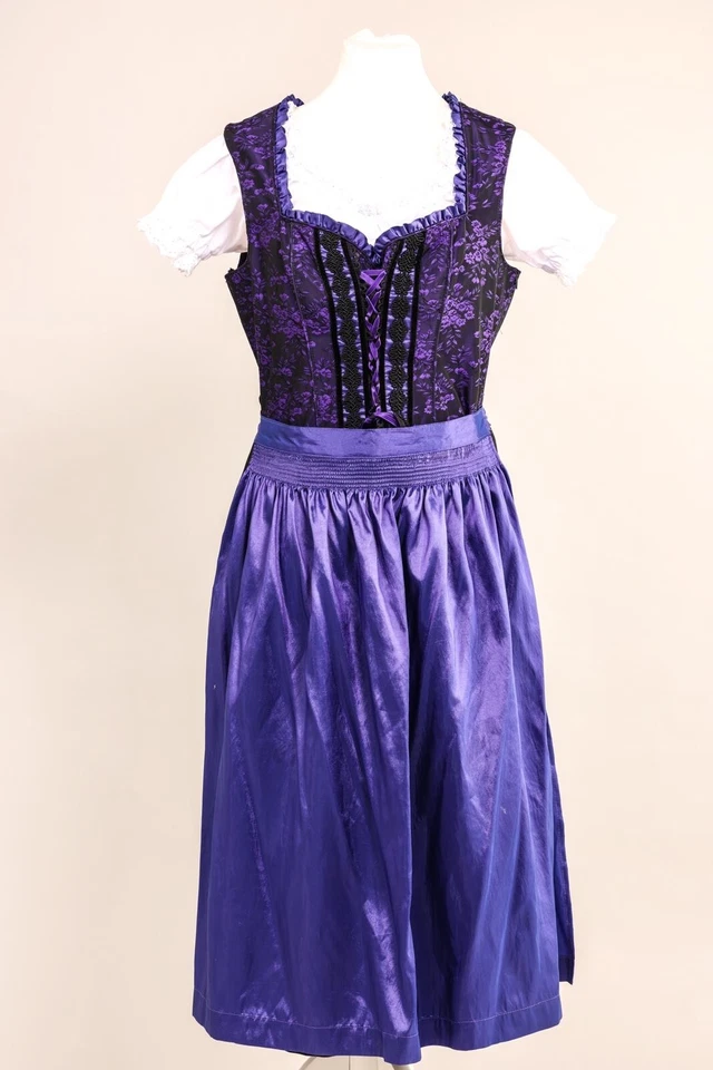 C&A Dirndl Trachtenmode (Gr. 40 / 42 ) mit Bluse Damenmode - Lila - Oktoberfest - Bild 2 von 4