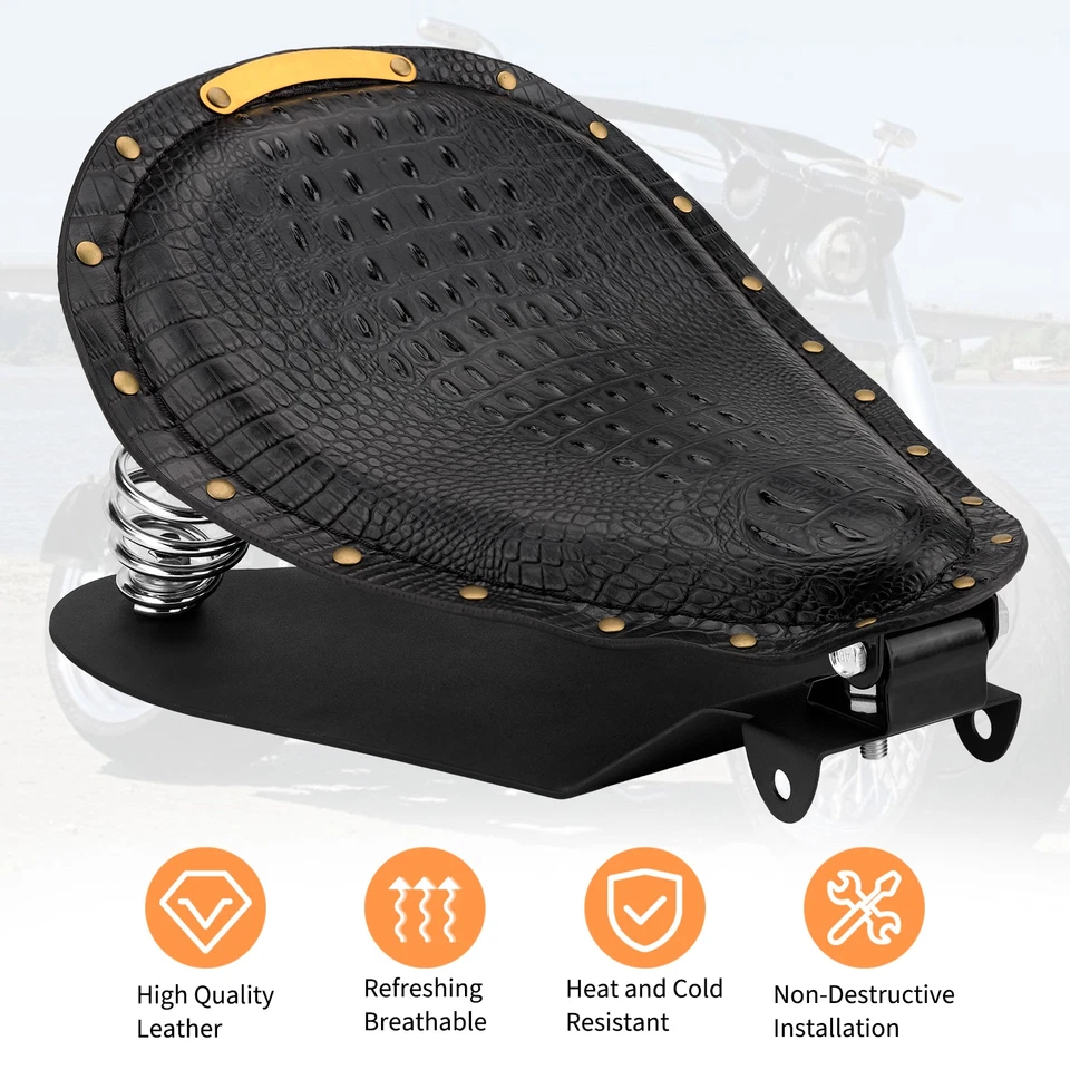 Motorcycle Solo Seat Spring Kits For Harley Honda Yamaha Suzuki Chopper Bobber - Изображение 3 из 4