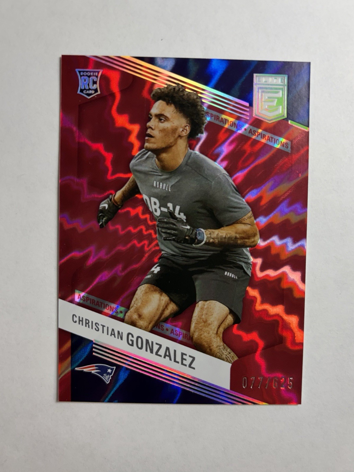 2023 Donruss Elite Christian Gonzalez Aspirations Shimmer Rookie  (RC) #120 /625