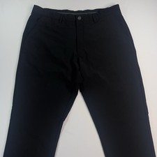 Primo Golf Joggers Stretchy Black Ankle Zipper Performance Modern Pants 36 Tall