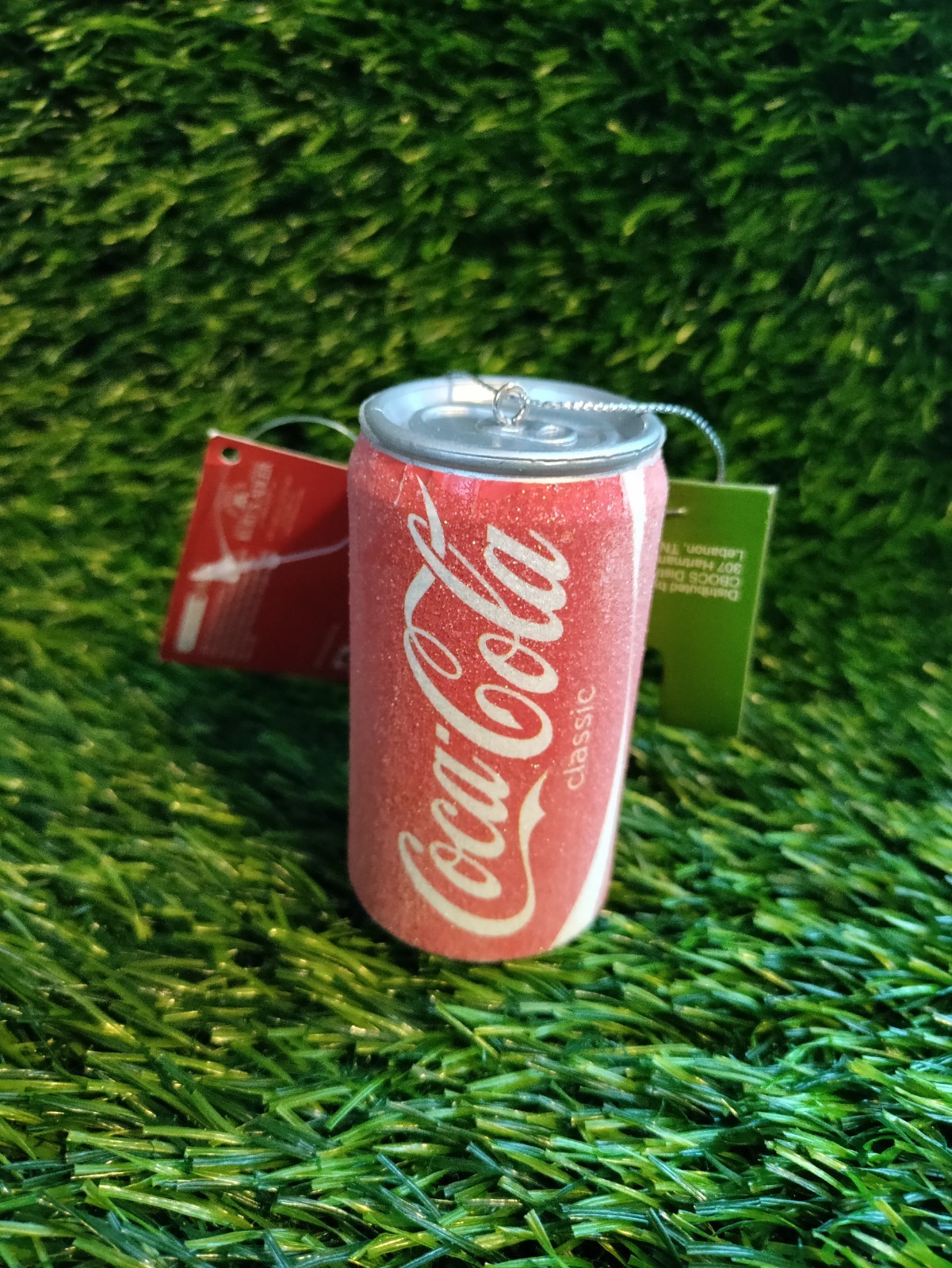 Kurt S Adler Coca Cola Red Can Christmas Ornament Coke Mini Frosted Collectible