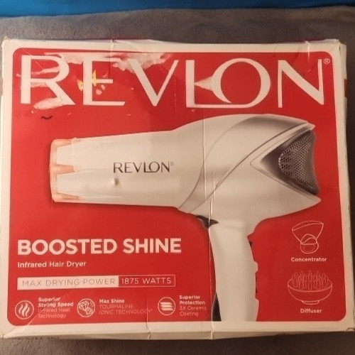 Revlon RVDR5264 Infrared Hair Dryer with Clips Boosted Shine 1875W