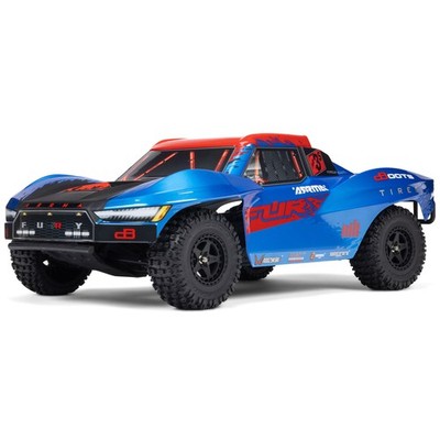 ARRMA 1/10 FURY 223S DSC 2 Wheel Drive RTR Brushless Short Course Truck Blue