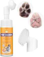 Paw Cleaner for Dogs & Cats, No-Rinse Foaming Pet Foot Washer with Built-In Scru