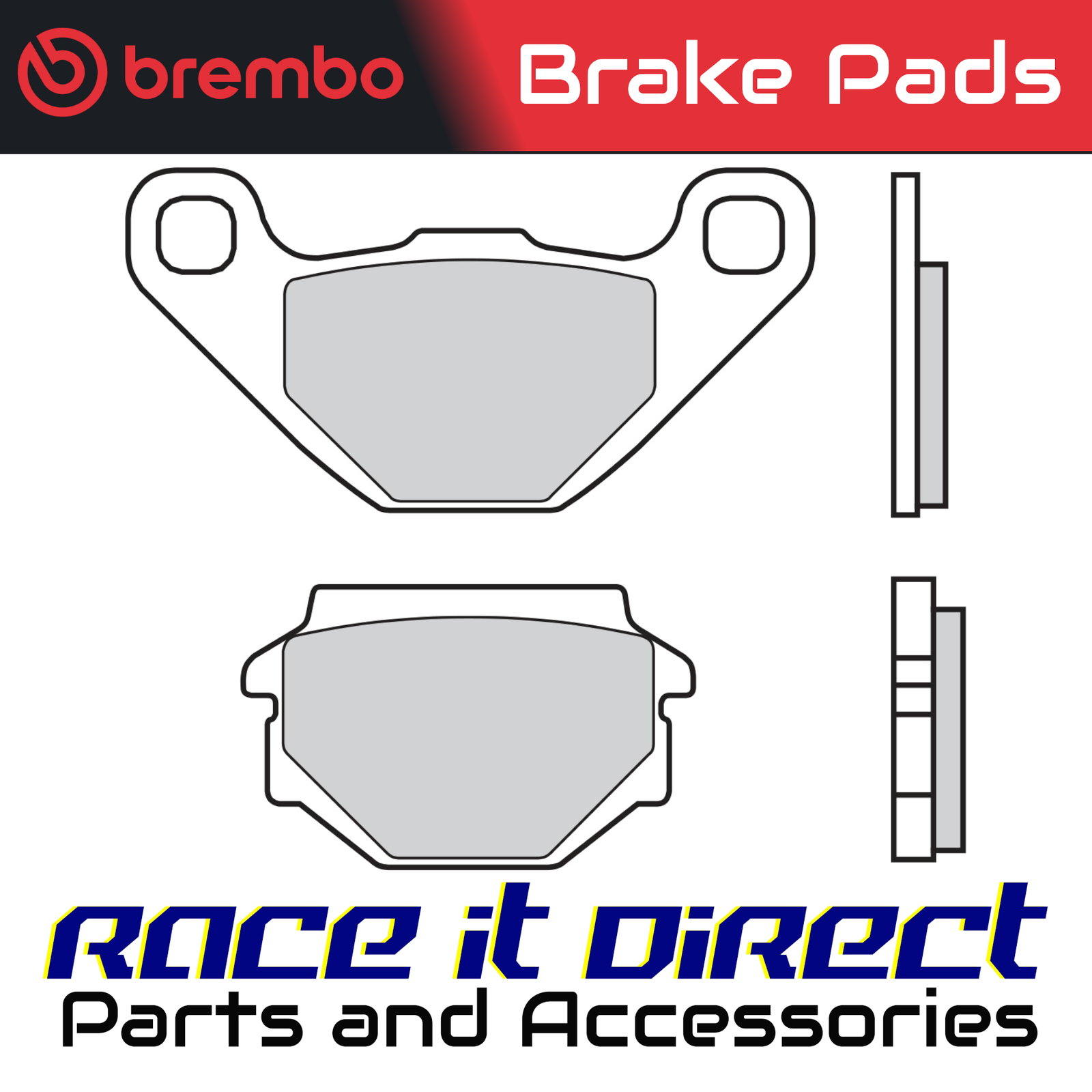 Pills Of Brake Pair BREMBO 07015 for Moto Spare Parts Accessories Pieces - Image 3