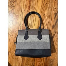 Calvin Klein Gray, Black and Taupe Structured...