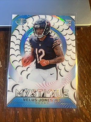 Velus Jones Jr 2022 Panini Illusions Mystique Light Blue Rookie RC #M-34 /299
