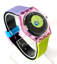 SWATCH SWISS MADE CIRCLE IN A CIRCLE WATCH, G...