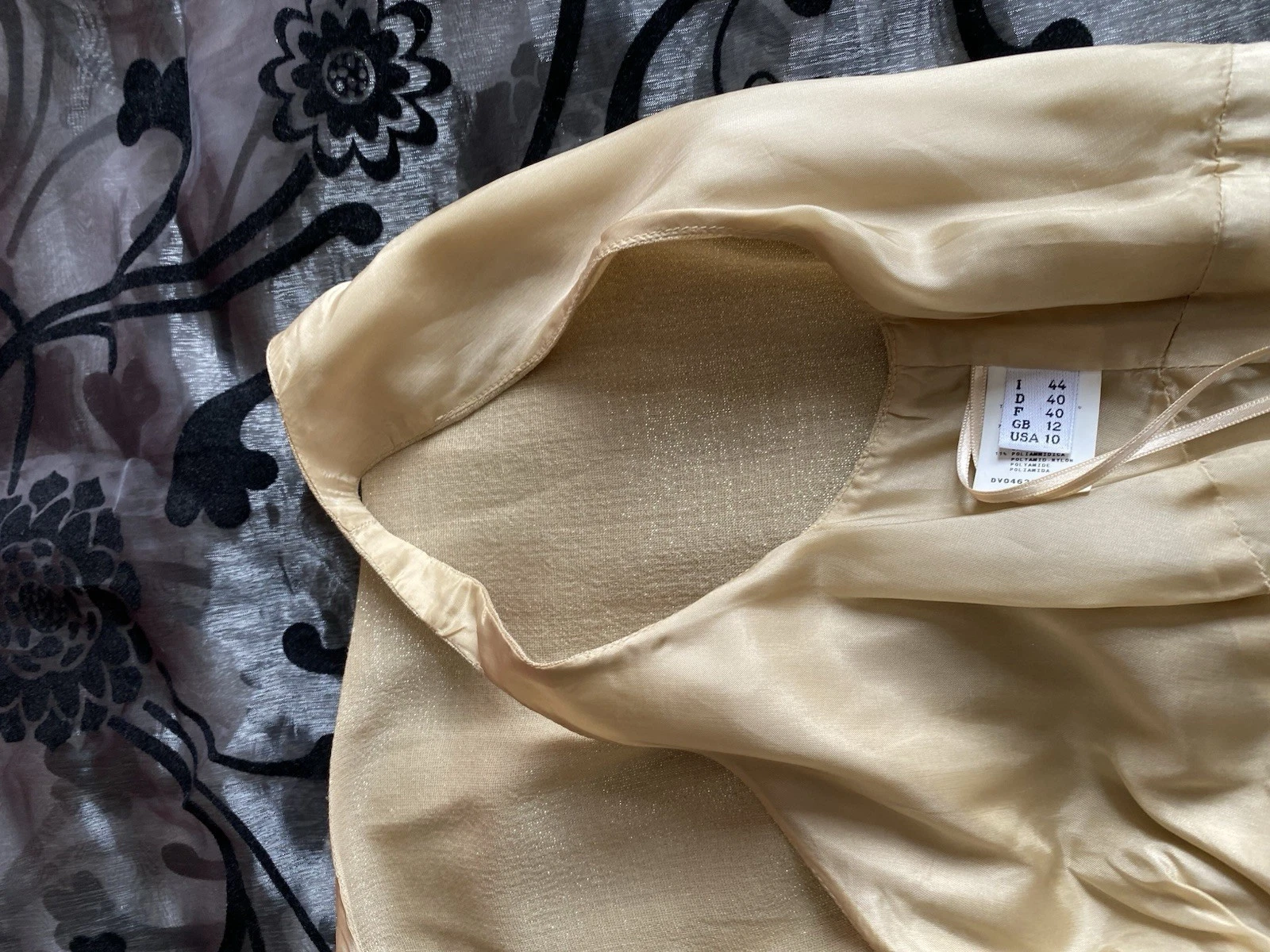 MOSCHINO Vestito donna senza maniche UK 12 (piccolo)