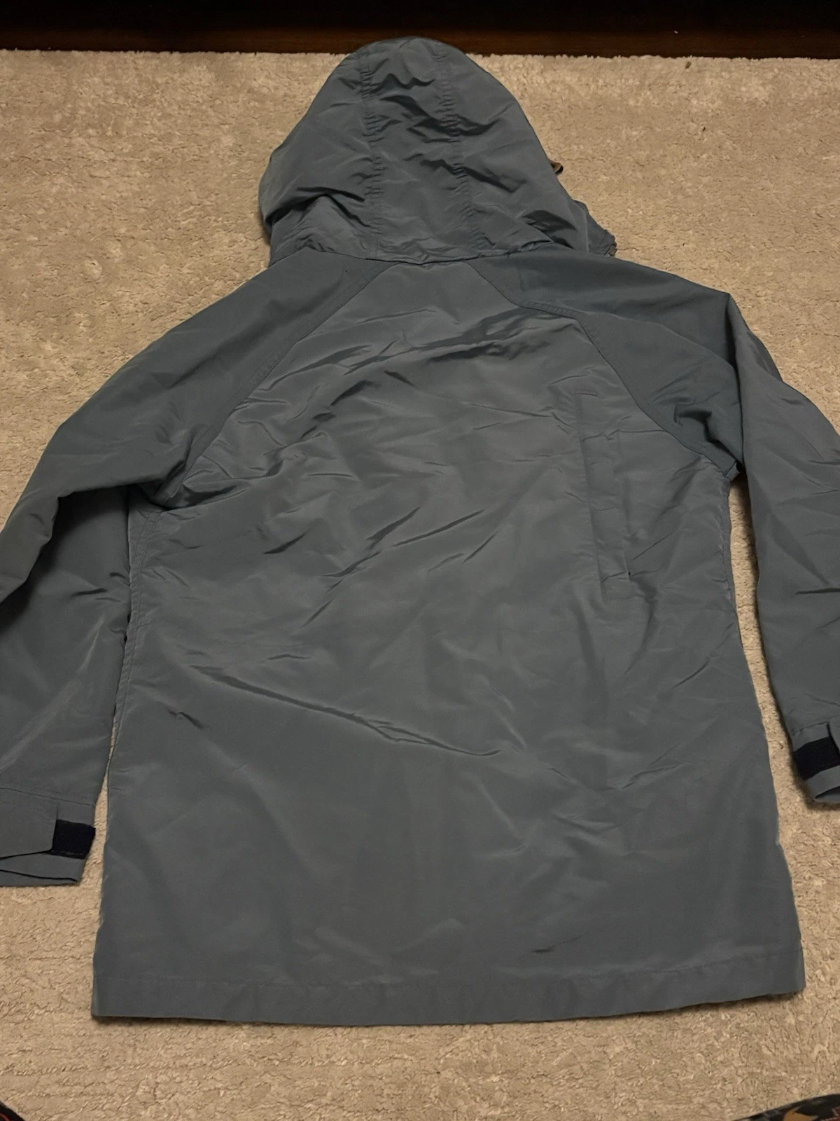 Vintage LL Bean Jacket Mens S Blue Baxter State Parka Hooded Made In USA - product detail image 8