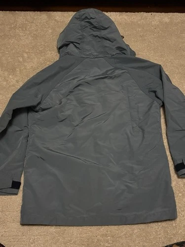 Vintage LL Bean Jacket Mens S Blue Baxter State Parka Hooded Made In USA image 8