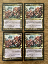 4 MTG Fervent Charge X4 DMG Apocalypse   Playset