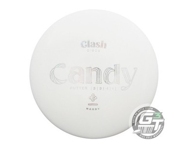 NEW Clash Discs Hardy Candy 165g White Silver Holo Foil Putter Golf Disc