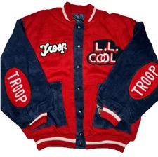 VINTAGE TROOP VARSITY JACKET LL COOL J sz.M BRAND NEW