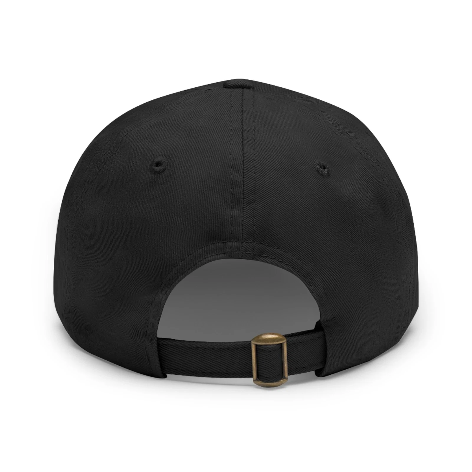 Walmart Dad Hat with Leather Patch Adjustable Cap