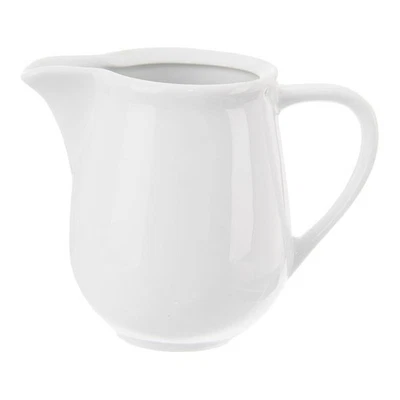 Pot à lait en porcelaine blanche MONA 80 ml - Photo 1/4