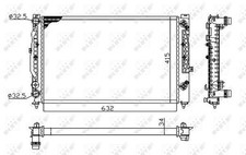 Radiateur Audi 60