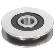 Titanium Iron Bearing Steel Cable Pulley U-Shape Wheel Bearing Idler Pulley
