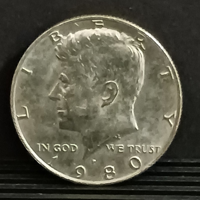 1980 P Half Dollar Kennedy Half Dollar Coin