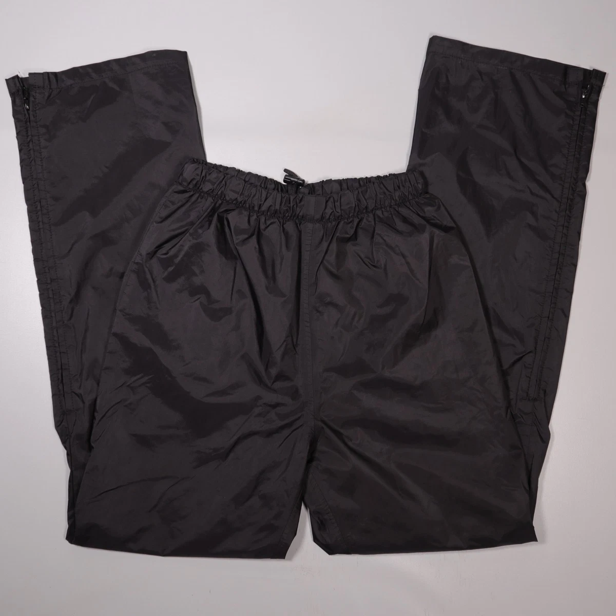 LL Bean Trail Ski Homme Nylon Noir Coupe-vent Coquille
