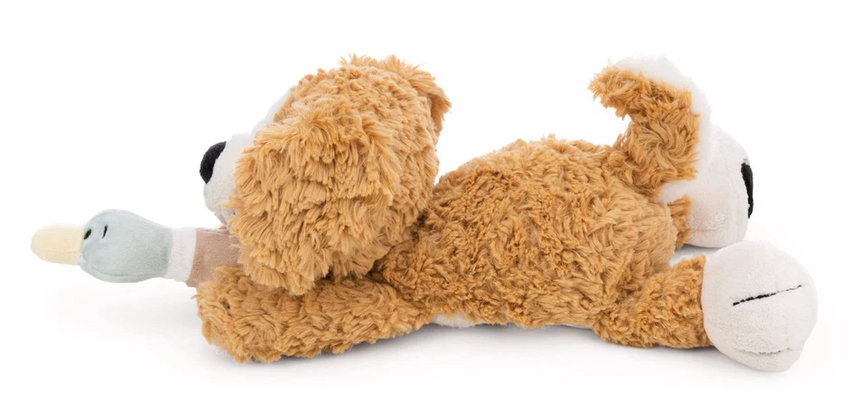 NICI Kuscheltier Hund mit Ente 30cm - braun - Weiches Plüschtier – niedliches St - Bild 4 von 4