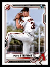 2021 1st Bowman Draft Jacob Steinmetz  Arizona Diamondbacks #BD-83 Mint